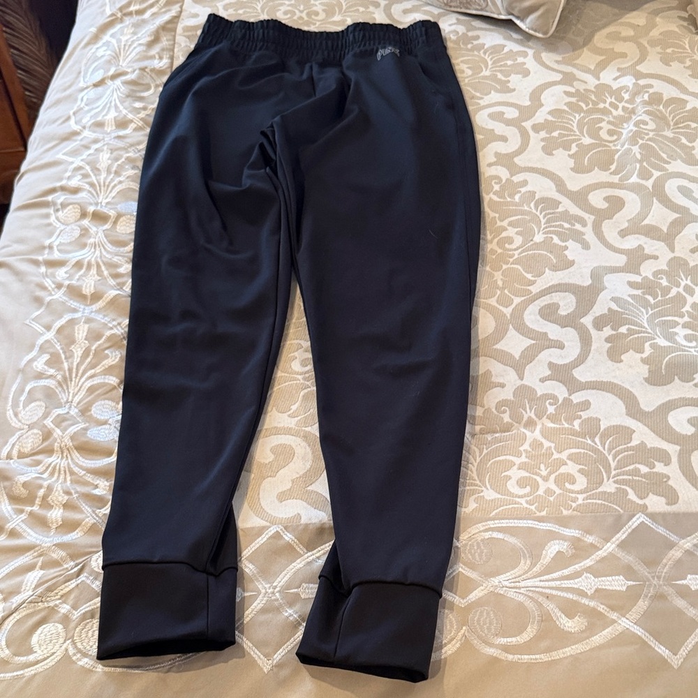 Women’s black joggers
